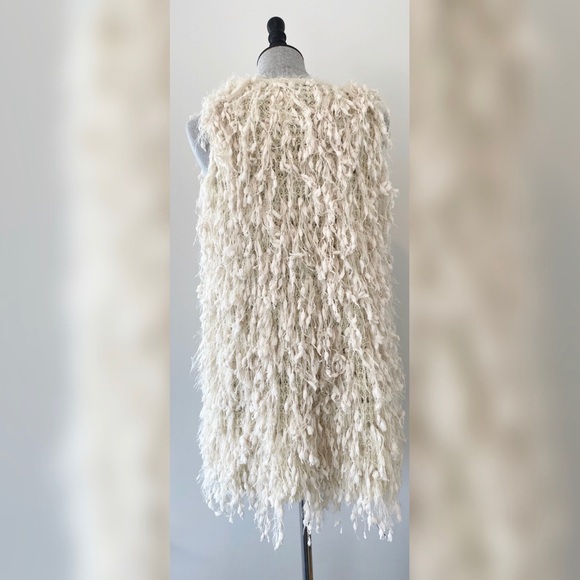 🌾Stella Laguna Beach Boho Shag Long Vest🌾 - Picture 5 of 9